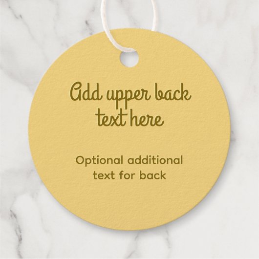 Gevoegde Pretzels - Bind de Knoop Gekoppelde Brood Bedankjes Labels (Achterkant)