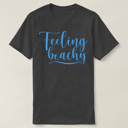Gevoel Beachy Fun Summer Beach Lover Design T-shirt (Design voorkant)