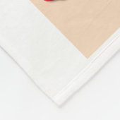 GEVOEL BERRY GOED Aardbeien Plant Moeder Fleece Deken (Hoek)