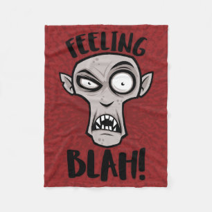 Gevoel Bla Nosferatu Vampier Fleece Deken