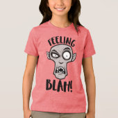Gevoel Bla Nosferatu Vampier Tri-Blend Shirt (Voorkant)