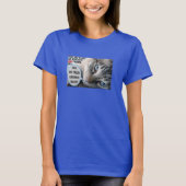 Gevoel Blauw (donker) T-shirt (Voorkant)