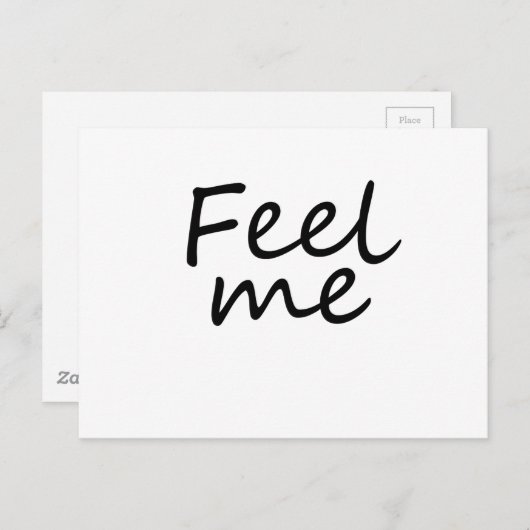 gevoel briefkaart (Voorkant / Achterkant)