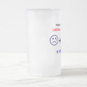 GEVOEL DOOR LIBERALE TEARS & BEER! MATGLAS BIERPUL (Center)