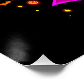 Gevoel Fang Tastic Halloween Vampire Design Perfect Poster (Hoek)