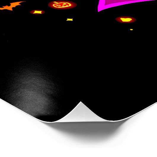 Gevoel Fang Tastic Halloween Vampire Design Perfect Poster (Hoek)