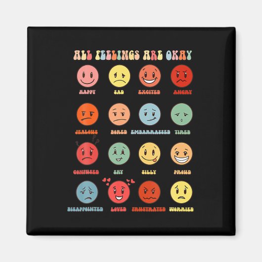 Gevoel is oké Geestelijke gezondheidsproblemen Magneet (Voorkant)