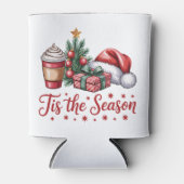 Gevoel Jolly Christmas Tree Hot Cocoa Holiday Blikjeskoeler (Voorkant)