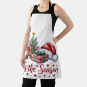 Gevoel Jolly Christmas Tree Hot Cocoa Holiday Schort (Insitu)