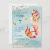  gevoel Mermaid Party Kraft Kaart (Voorkant)