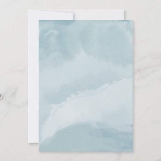  gevoel Mermaid Party Kraft Kaart (Achterkant)