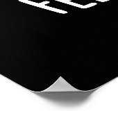 Gevoel Mushy Grappige Paddestoel Pun Dark BG Poster (Hoek)