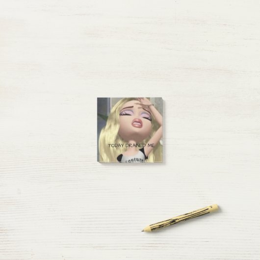 Gevoel post-it® notes (Op bureau)