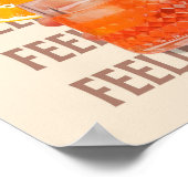 Gevoel Spritzy Bar Cart Poster (Hoek)