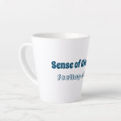 Gevoel van blijdschap, gevoel van blijdschap Latte Latte Mok (Linkerhoek)