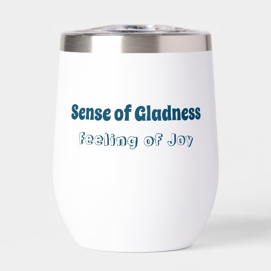 Gevoel van blijdschap, gevoel van vreugde Waterfle (Voorkant)