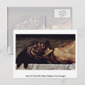 Gevoel van Christus door Hans Holbein de jongere Briefkaart (Voorkant / Achterkant)