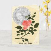 Gevoel van een bloem kaart (Gele Bloem)