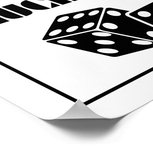 Gevoel van geluk, gelukkig meisje, gelukkigste mei poster (Hoek)