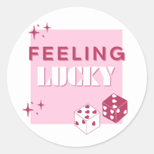 Gevoel van geluk, Gelukkig Meisje, Gelukkigste Mei Ronde Sticker