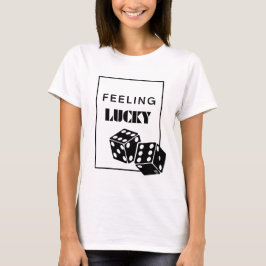Gevoel van geluk, gelukkig meisje, gelukkigste mei t-shirt