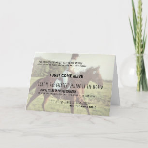 GEVOEL VAN HARMONIE WENSKAART BEDANKKAART