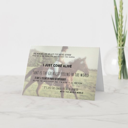 GEVOEL VAN HARMONIE WENSKAART BEDANKKAART (Voorkant)