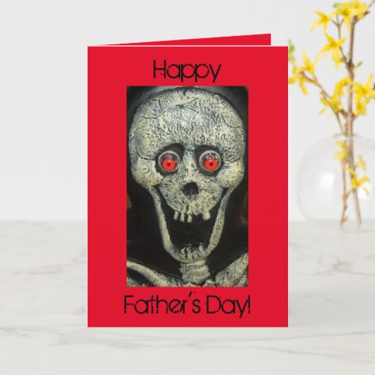 Gevoel van Humor Vaderdag Kaart (Gele Bloem)