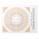 Gevoel Wiel DBT Tool emotie Notitieblok (Voorkant)