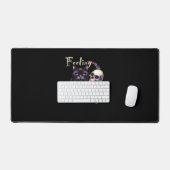 Gevoel Witchy Black Cat Classic T-shirt Bureaumat (Keyboard & Muis)