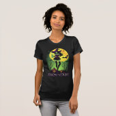 Gevoel Witchy Halloween Witch Volle Maan Bat Spook T-shirt (Voorkant volledig)
