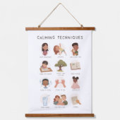 Gevoelenkaart, kalmerende technieken hangend wandkleed (Voorkant 2)