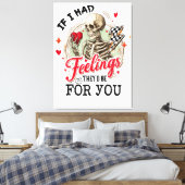 Gevoelens Canvas Afdruk (Insitu (Slaapkamer))