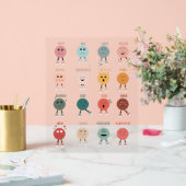 Gevoelens Emoties Gezichten Grafiek School Counsel Acryl Bord (Huwelijk)