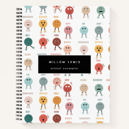 Gevoelens Emoties Gezichten Grafiek School Counsel Notitieboek