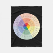 Gevoelens Wiel Geestelijke Gezondheid Mensen met D Fleece Deken (Voorkant)