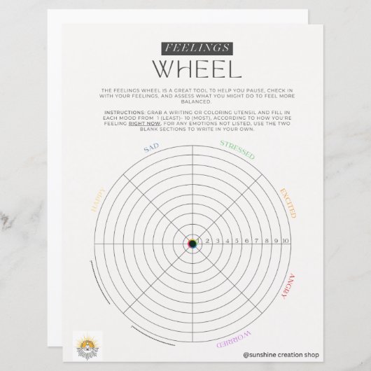 Gevoelens Wiel I (Voorkant / Achterkant)