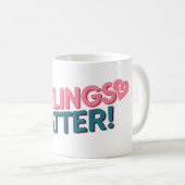 Gevoelens zijn belangrijk 2 koffiemok (Voorkant rechts)