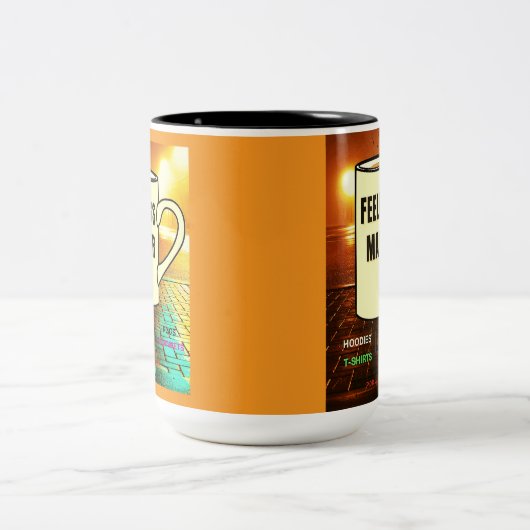 GEVOELENS ZIJN BELANGRIJK MOK! TWEEKLEURIGE KOFFIEMOK (Center)