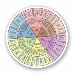 Gevoelens zijn valide, zelfzorg, geestelijke gezon sticker