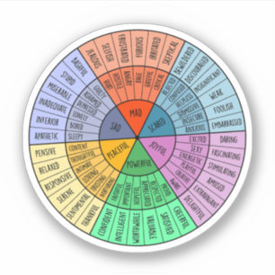 Gevoelens zijn valide, zelfzorg, geestelijke gezon sticker