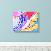 Gevoelens zijn wild geworden canvas afdruk (Insitu (Houten vloer))
