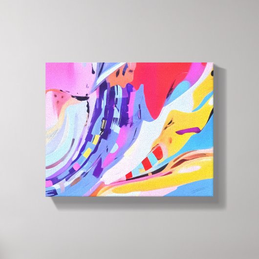 Gevoelens zijn wild geworden canvas afdruk (Voorkant)