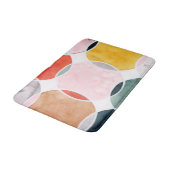 Gevoelig - cirkelpatroon badmat (Gekanteld)