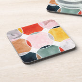 Gevoelig - cirkelpatroon bier onderzetter (Linkerzijde)