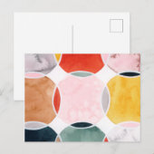 Gevoelig - cirkelpatroon briefkaart (Voorkant / Achterkant)