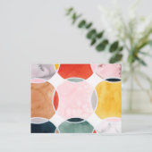 Gevoelig - cirkelpatroon briefkaart (Staand voorkant)