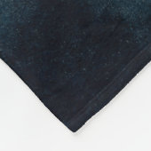 Gevoelig - cirkelpatroon fleece deken (Hoek)