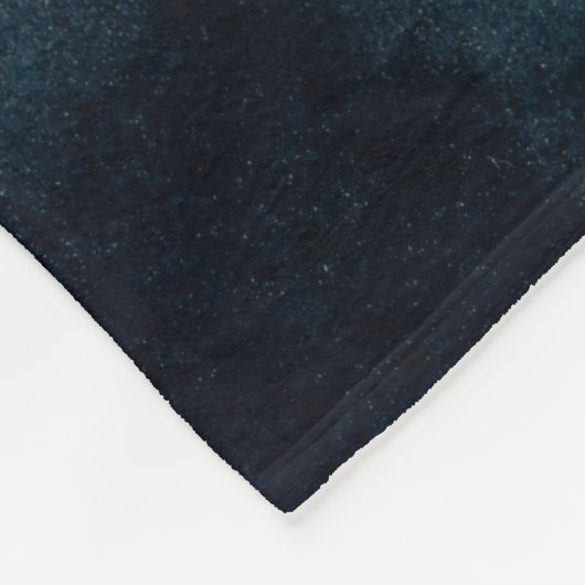 Gevoelig - cirkelpatroon fleece deken (Hoek)