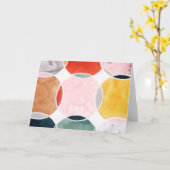 Gevoelig - Cirkelpatroon Kaart (Gele Bloem)